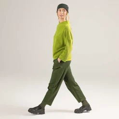 LIVING CRAFTS Penelopis | Fleece-Trui Groen Gaan Clearance