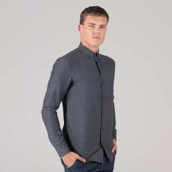 LIVING CRAFTS Pharren | Shirt Grafiet Flash Sale