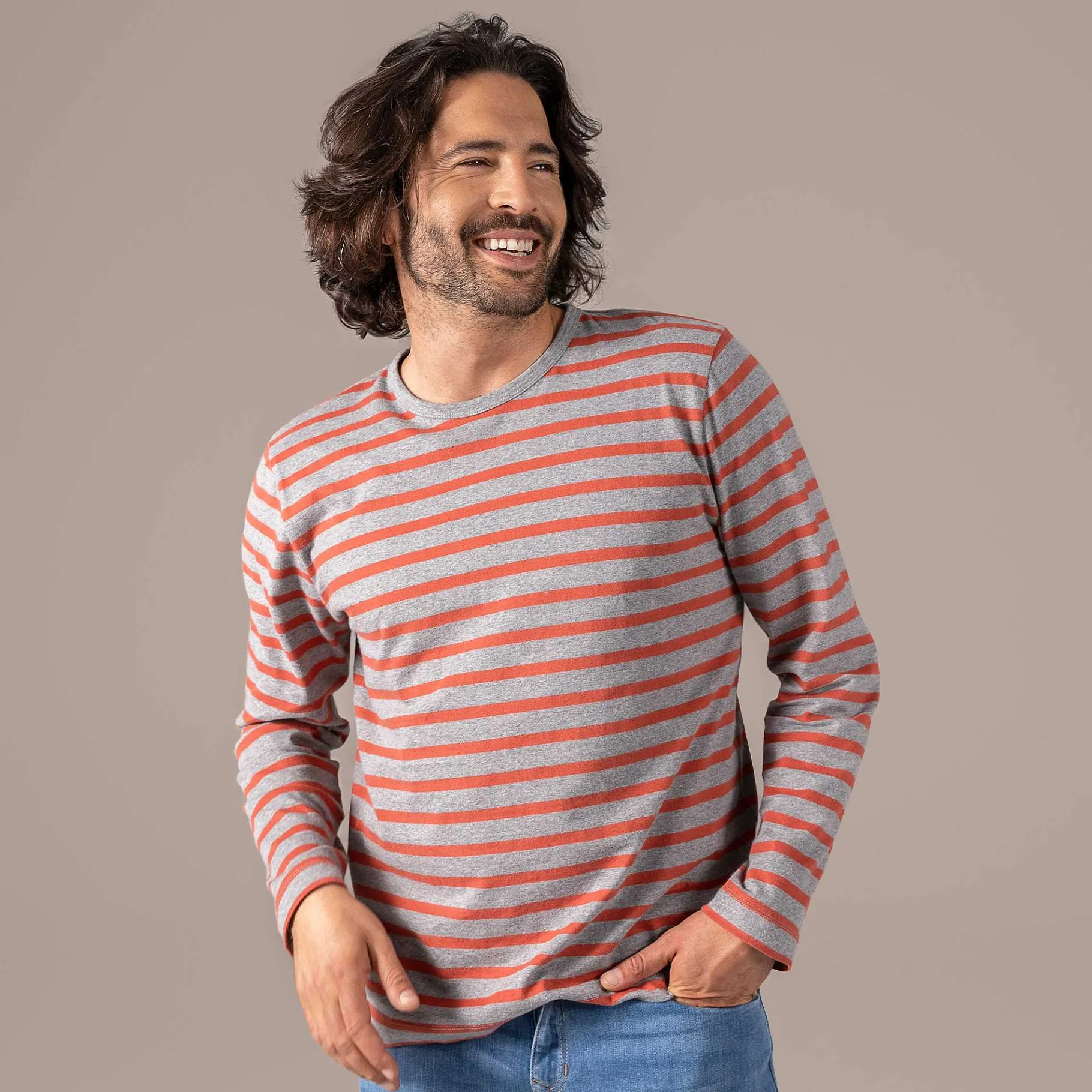 LIVING CRAFTS Philberto | Tshirt Met Lange Mouwen Kruid Best