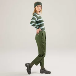 LIVING CRAFTS Philis | Broek Donker Olijfgroen Fashion