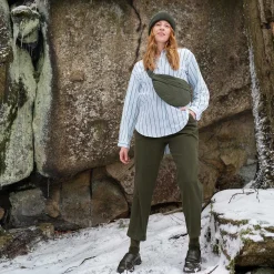 LIVING CRAFTS Philis | Broek Donker Olijfgroen Fashion