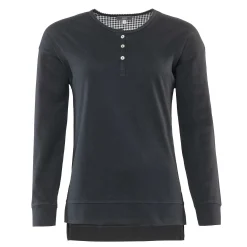 LIVING CRAFTS Pinella | Slaapshirt Zwart Clearance