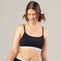 LIVING CRAFTS Pippa | Bustier, Set Van 2 Vichy Zwart/Creme Flash Sale