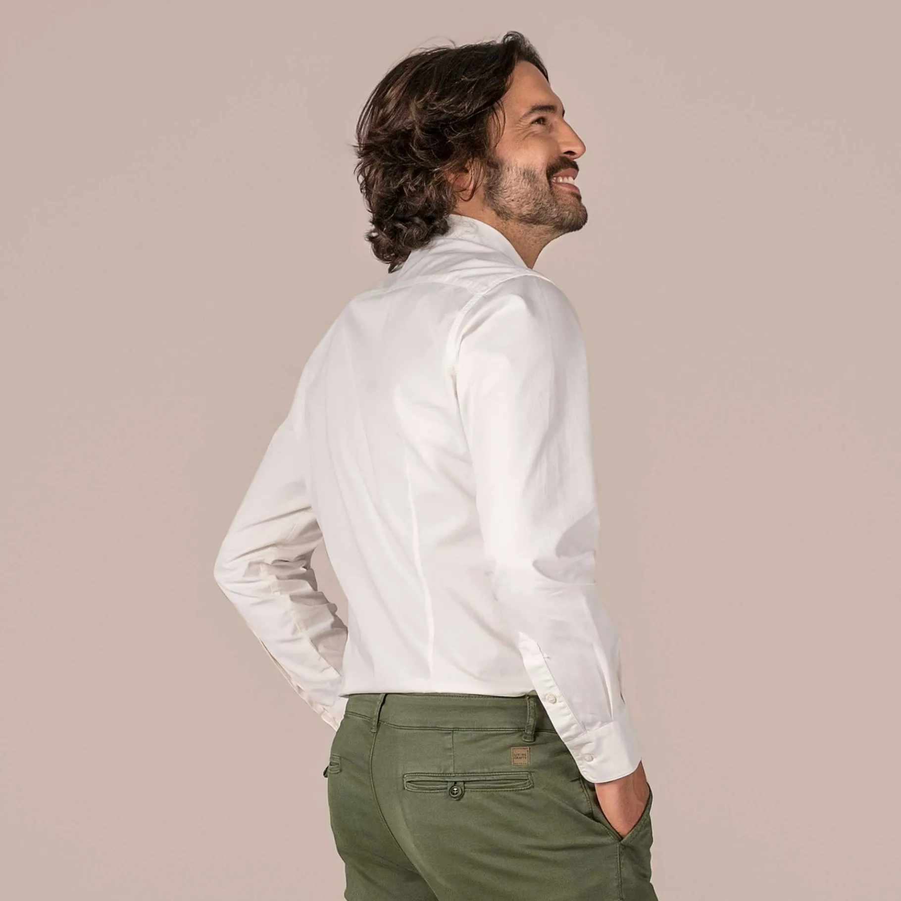 LIVING CRAFTS Ponter | Shirt Ecru Best Sale