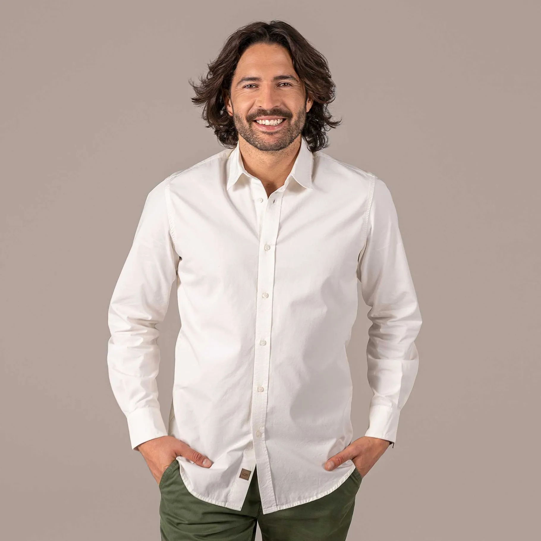 LIVING CRAFTS Ponter | Shirt Ecru Best Sale