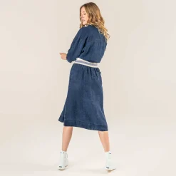 LIVING CRAFTS Rabea | Rok Indigo Blauw Flash Sale