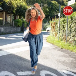 LIVING CRAFTS Rafaela | Broek Indigo Blauw Outlet