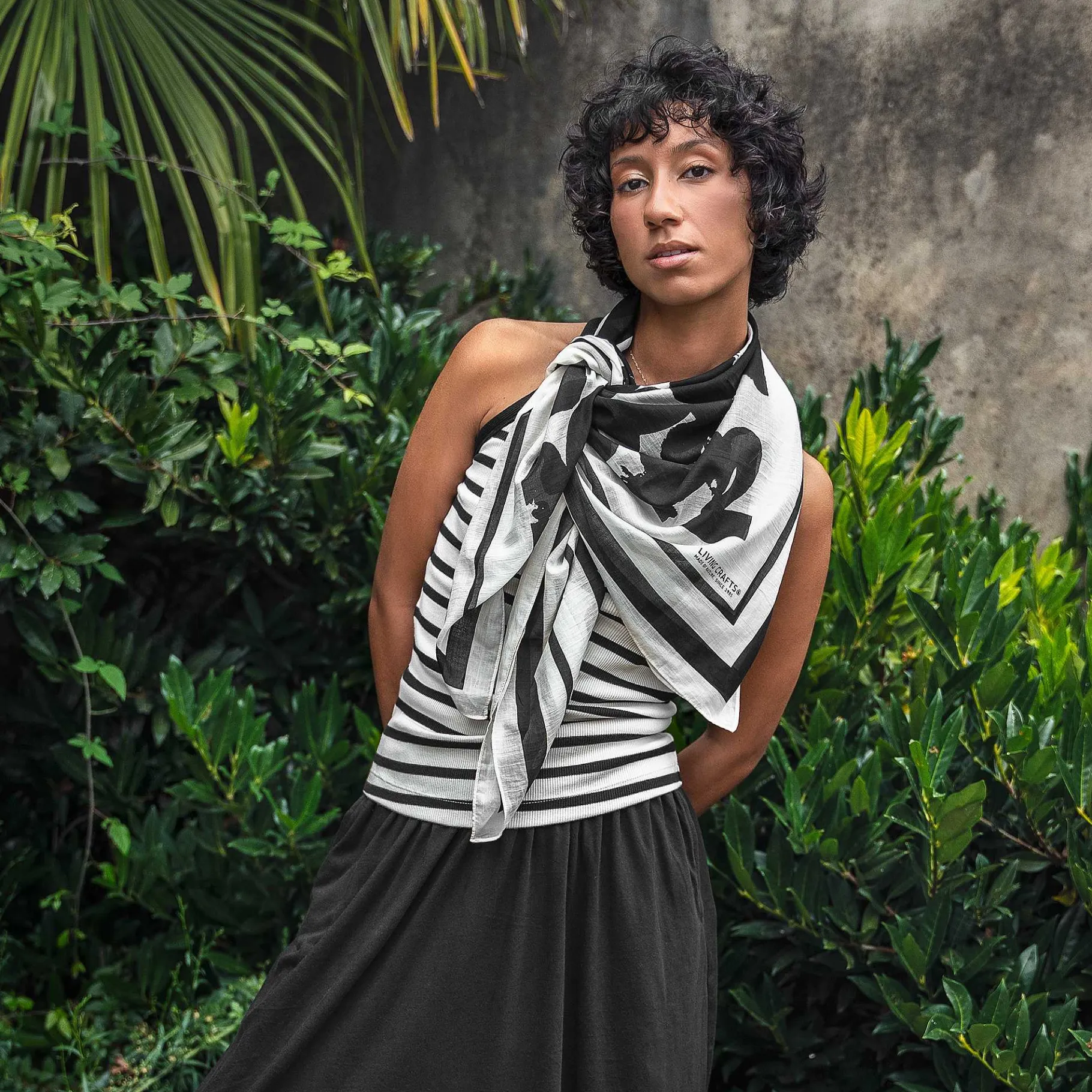 LIVING CRAFTS Ramon | Bovenkant Zandschelp/Zwart New