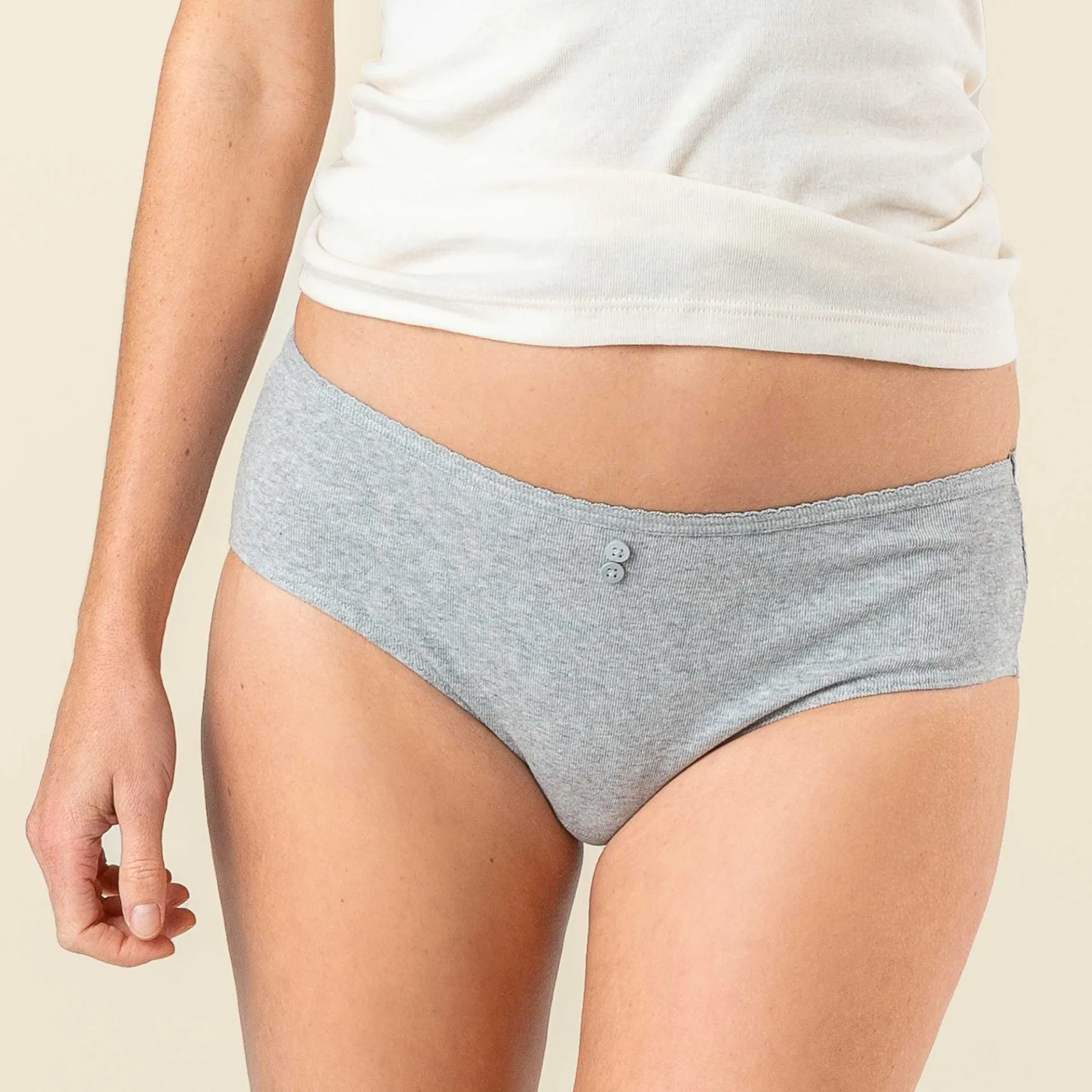 LIVING CRAFTS Rasina | Slips, Set Van 2 Grijs Gemeleerd Fashion