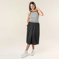 LIVING CRAFTS Rebekka | Rok Zwart Flash Sale