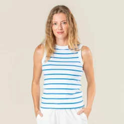 LIVING CRAFTS Rita | Bovenkant Azuurblauw/Wit Clearance