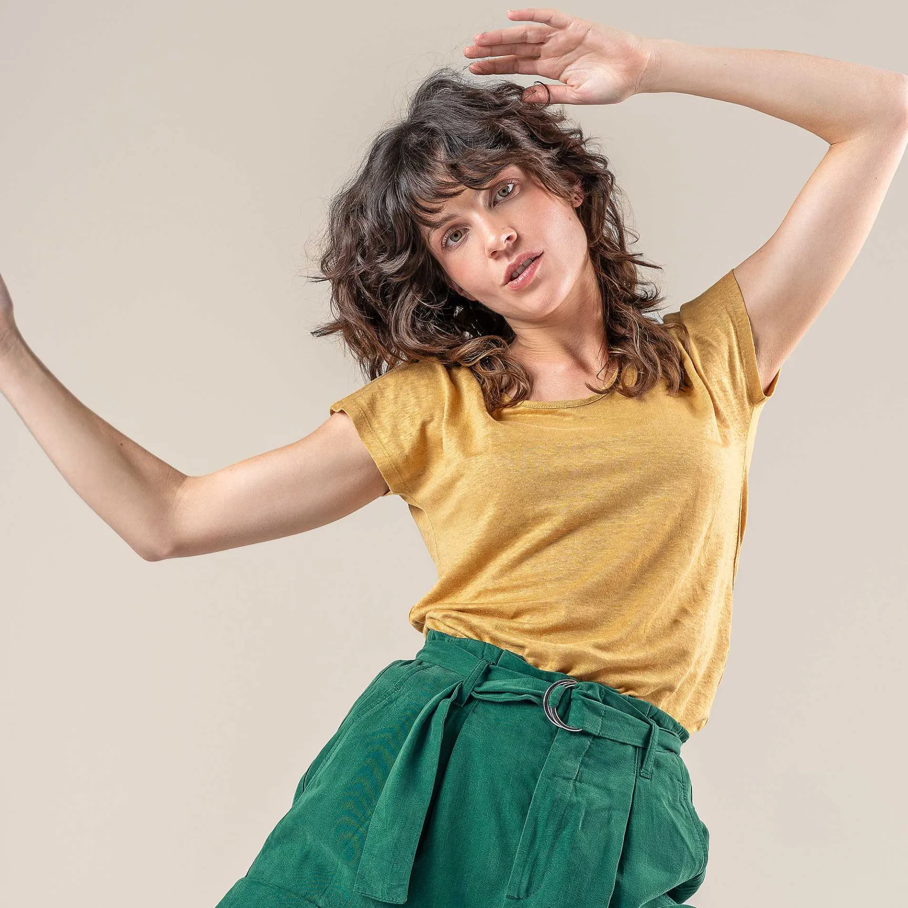 LIVING CRAFTS Robinia | T-Shirt Oker Outlet