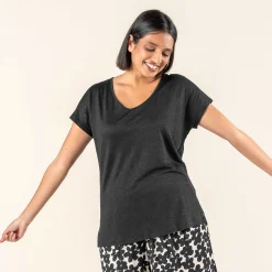 LIVING CRAFTS Robinia | T-Shirt Zwart Cheap