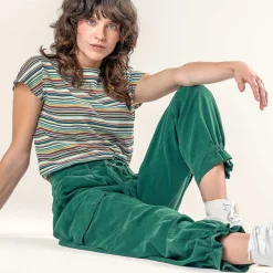 LIVING CRAFTS Romay | Broek Botanisch Groen Cheap