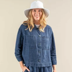 LIVING CRAFTS Roxana | Vest Indigo Blauw Best
