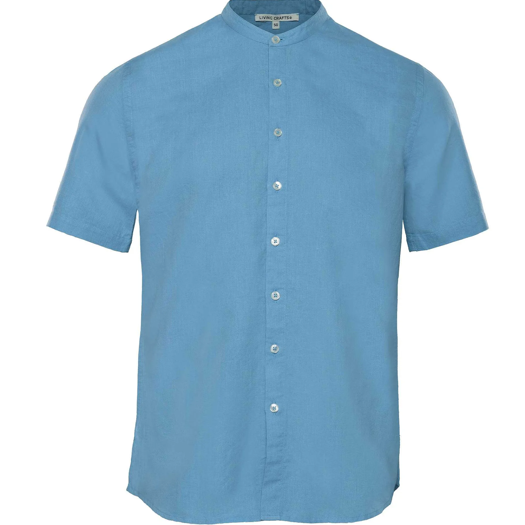 LIVING CRAFTS Ruben | Shirt Met Korte Mouwen Ozeaan Online