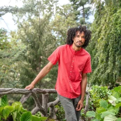 LIVING CRAFTS Ruben | Shirt Met Korte Mouwen Oleander Best Sale