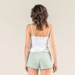LIVING CRAFTS Rubina | Nacht Top Witte Katoen Flash Sale