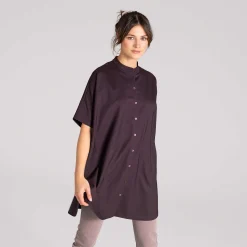 LIVING CRAFTS Waargebeurd Verhaal Aeon | Jurk Aubergine New