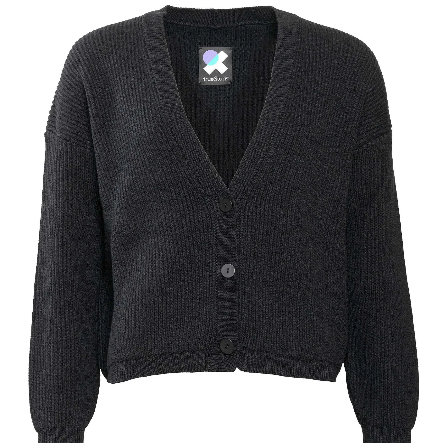 LIVING CRAFTS Waargebeurd Verhaal Alfrey | Vest Boxy Uit Zwart Flash Sale