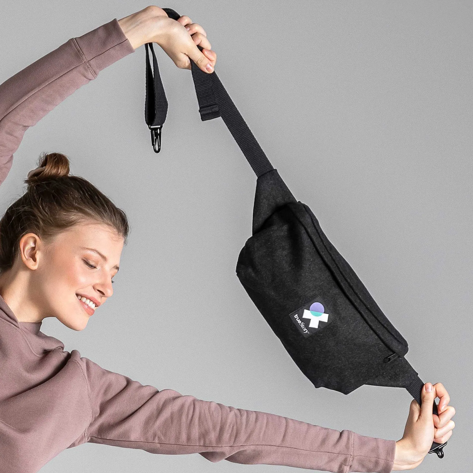 LIVING CRAFTS Waargebeurd Verhaal Amada | Heuptas Antraciet Fashion