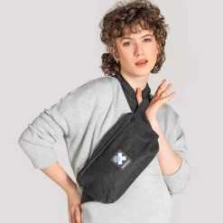 LIVING CRAFTS Waargebeurd Verhaal Amada | Heuptas Antraciet Fashion