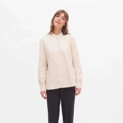 LIVING CRAFTS Waargebeurd Verhaal Ancy | Flanellen Hemd Steengrijs Best Sale