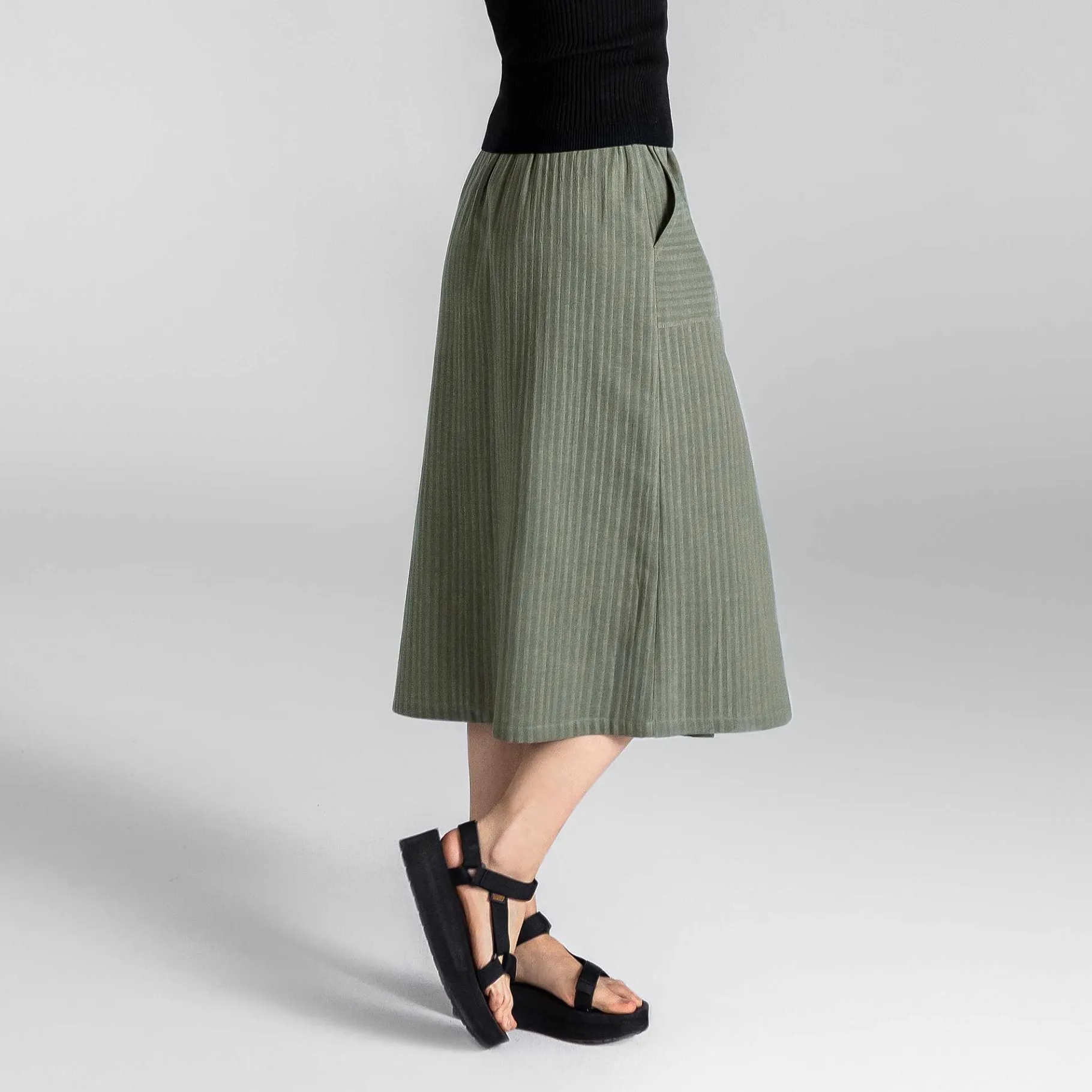 LIVING CRAFTS Waargebeurd Verhaal Beven | Rok Khaki Best
