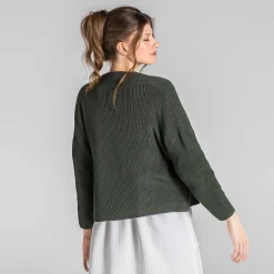 LIVING CRAFTS Waargebeurd Verhaal Bine | Vest Donker Kaki Hot