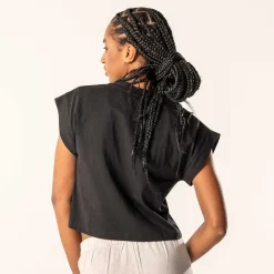 LIVING CRAFTS Waargebeurd Verhaal Danbi | Boxy T-Shirt Zwart Cheap
