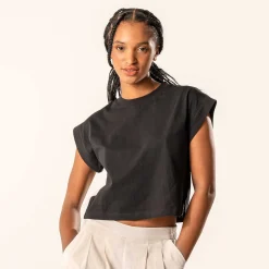 LIVING CRAFTS Waargebeurd Verhaal Danbi | Boxy T-Shirt Zwart Cheap