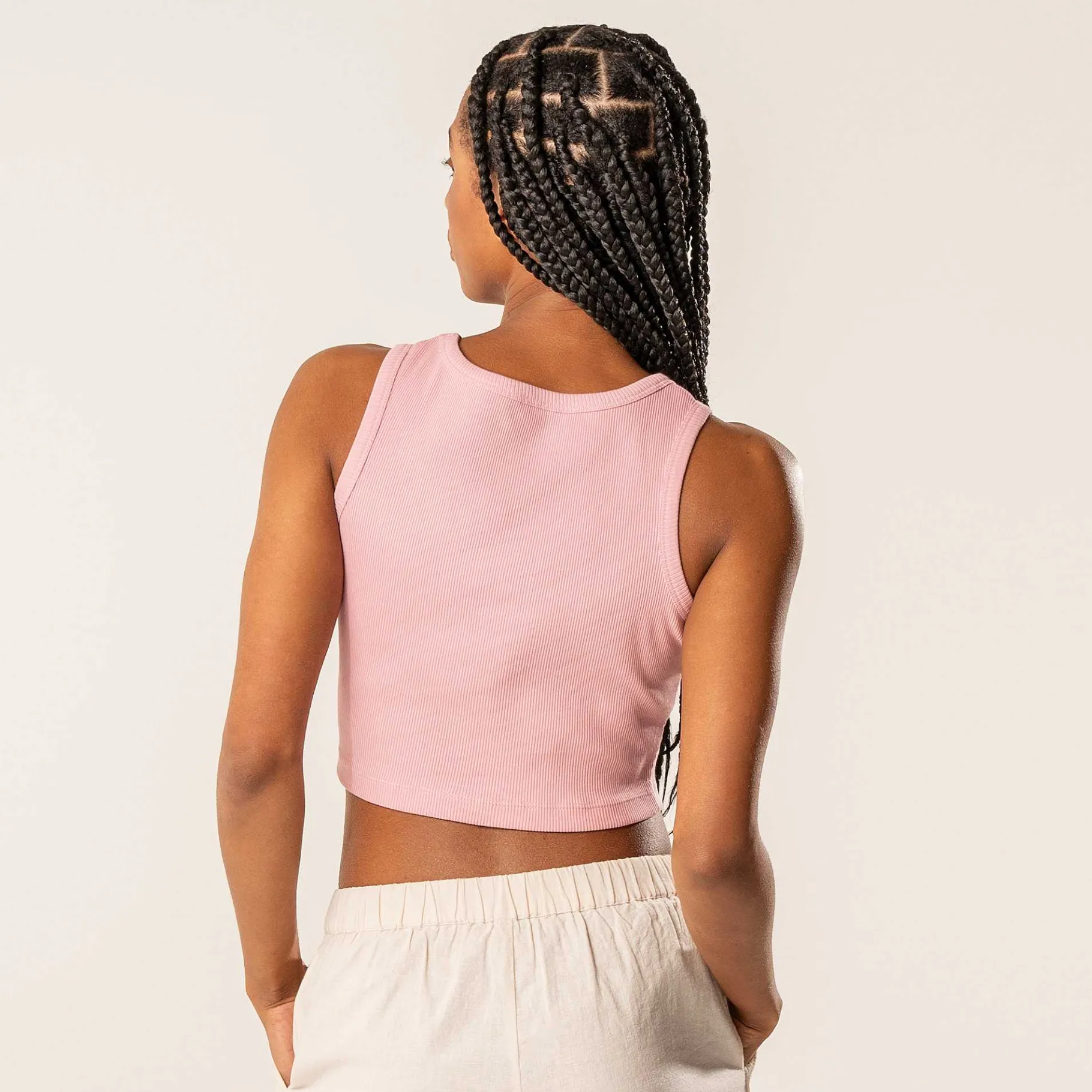 LIVING CRAFTS Waargebeurd Verhaal Demi | Geribbelde Crop-Top Blozen Online